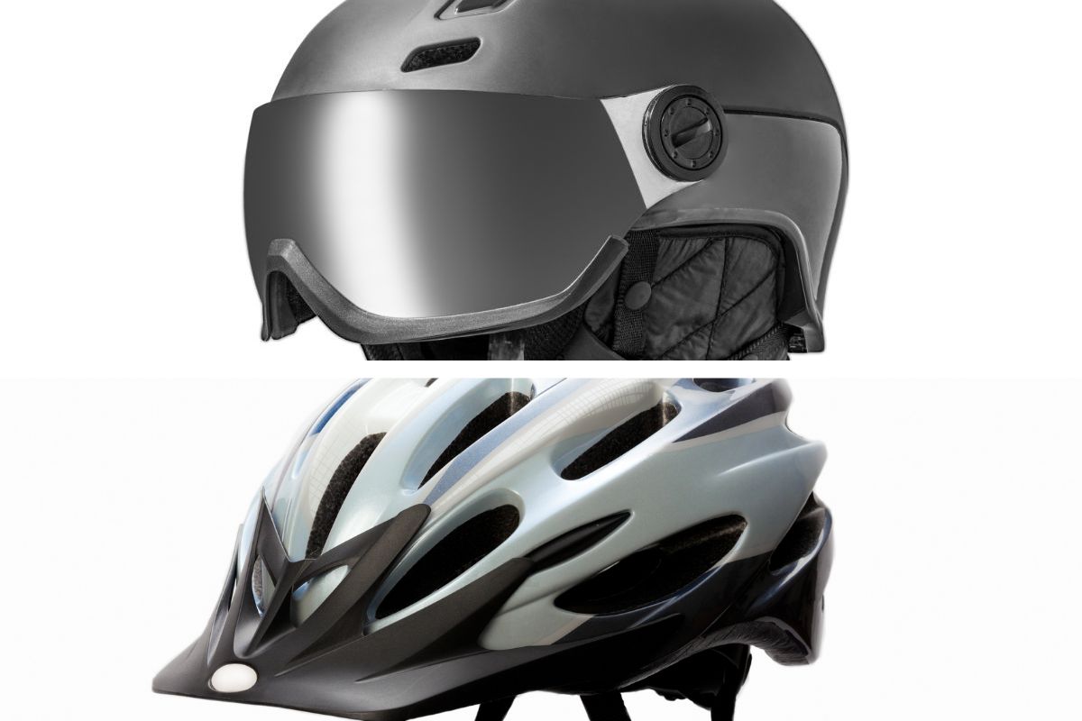 using ski helmet for biking